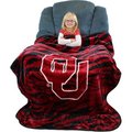 College Covers Collegecovers OKLTHSM Oklahoma Sooners Raschel Throw Blanket - 50 x 60 OKLTHSM